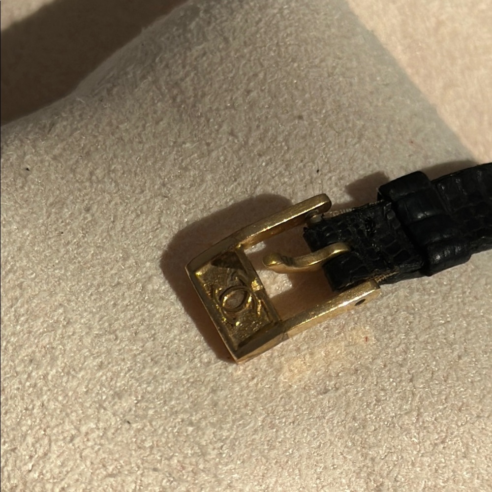 Cartier 18k Gold Electroplated swiss and Blue Watch - Picture 9 of 11